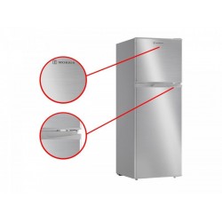 Morris T72132ETD Ψυγείο Δίπορτο 132lt Υ125xΠ45xΒ49cm Inox Look,lowfrost,στατικο