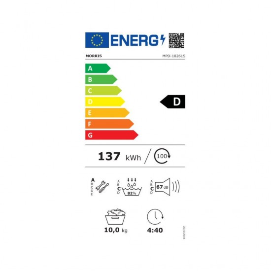 Morris MPD-10261S Thea Series Στεγνωτήριο 10kg D με Αντλία Θερμότητας(M) 16 Προγράμματα ,Anti-Wrinkle Morris MPD-10261S Thea Series Στεγνωτήριο 10kg D με Αντλία Θερμότητας(M) 16 Προγράμματα ,Anti-Wrinkle