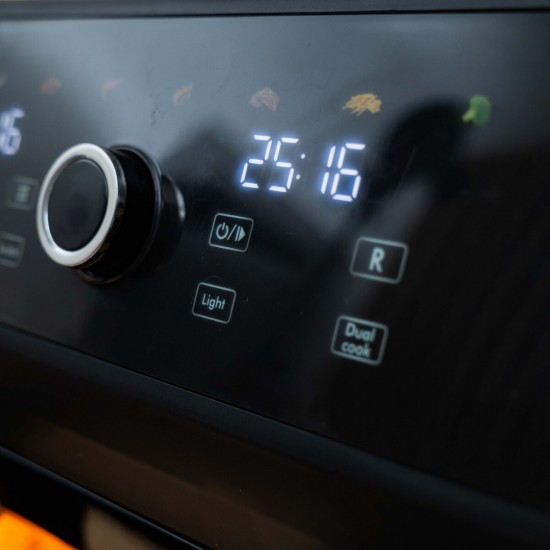 Morris MAF-1106c XXXL Dual-Single Zone Φριτέζα Αέρος με Διπλό Αποσπώμενο Κάδο 10.4lt Μαύρη