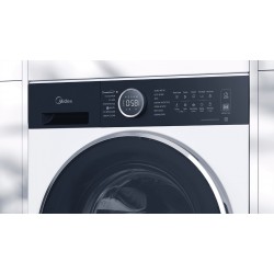 Midea MF110W80BA10/W-GR ,8kg ,1400 Στροφών ,Μοτέρ BLDC,γρήγορης πλύσης 15' & 45 λεπτών