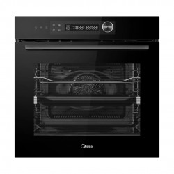 Midea MBO7NP30E4-BK ,16 λειτουργίες φούρνου,AirFry,A++,Φούρνου (Λίτρα): 72,Smart Home App ,Forced cooling system,Πυρόλυση / Υδρόλυση,Τηλεσκοπικός μηχανισμός 