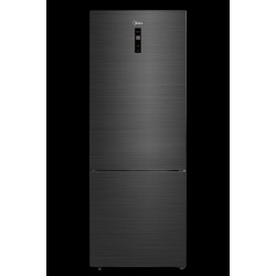 Midea MDRB593FGE45 Ψυγειοκαταψύκτης 435lt Full No Frost Υ188xΠ70xΒ66.6cm ,Σκούρο ΙNOX,Multi Air Flow, Metal Cooling ,Αποστείρωση Active-C Fresh