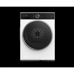 Midea MD205H90BW/W-GR ,Στεγνωτήριο Ρούχων,9kr,Α+++,Μοτέρ BLDC,Midea Smart Home,15 Προγράμματα & 12 Λειτουργίες ,(Ηealth Guard)