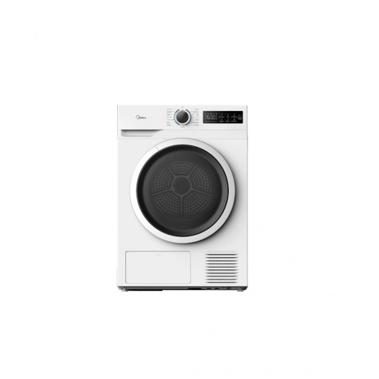 Midea MD110H80D/W-GR,Στεγνωτήριο Ρούχων ,8 κιλα,,15 + 6 Λειτουργίες,,Α++,Μοτέρ Universal,(Ηealth Guard)