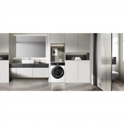 Midea MD210H100BWW,10 kg με αντλία θερμότητας,Α+++,Dual Inverter,Λειτουργία Turbo,Απολύμανση UV