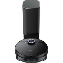 Midea S8+ Σκούπα Ρομπότ για Σκούπισμα & Σφουγγάρισμα με Χαρτογράφηση και Wi-Fi Μαύρη,Διαθέτει 30 σετ αισθητήρων