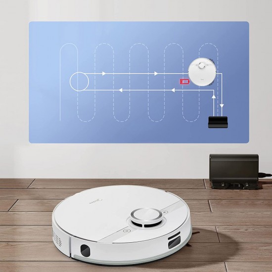 Midea M7 White Σκούπα Ρομπότ για Σκούπισμα & Σφουγγάρισμα με Χαρτογράφηση και Wi-Fi