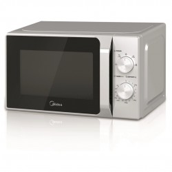 Midea MM20CF2ESL Φούρνος Μικροκυμάτων 20lt ,Ασημί,700 W ,5 προγράμματα λειτουργίας