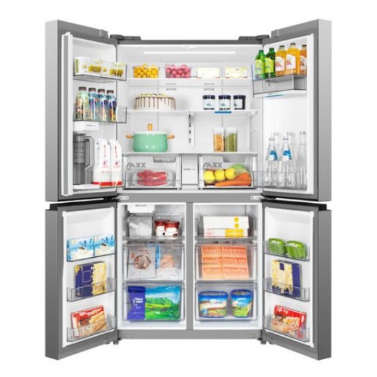 Midea MDRM923CIE46M Ψυγείο Ντουλάπα 706lt Full No Frost Υ177.5xΠ90.8xΒ73.6cm ΙΝΟΧ,Τotal No Frost Συμπιεστής Quattro Ιnverter ,Multi Air Flow,,WiFi-Smart Home παραγωγή πάγου με εσωτερικό δοχείοe