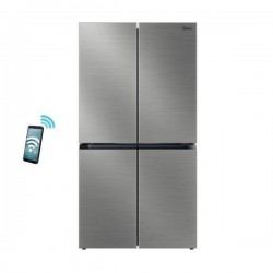 Midea MDRM923CIE46M Ψυγείο Ντουλάπα 706lt Full No Frost Υ177.5xΠ90.8xΒ73.6cm ΙΝΟΧ,Τotal No Frost Συμπιεστής Quattro Ιnverter ,Multi Air Flow,,WiFi-Smart Home παραγωγή πάγου με εσωτερικό δοχείοe