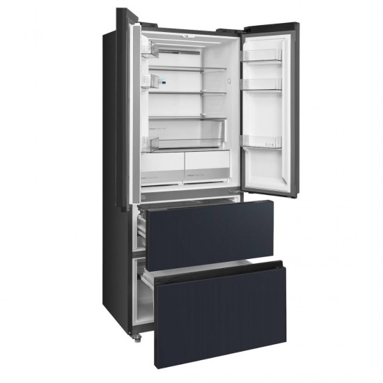 Midea MDRF600BIE70 Ψυγείο Ντουλάπα 435lt Υ191xΠ75.3xΒ60cm ,Diamond Shadow Grey,Τotal No Frost Συμπιεστής Quattro Ιnverter,Multi Air Flow,WiFi-Smart Home