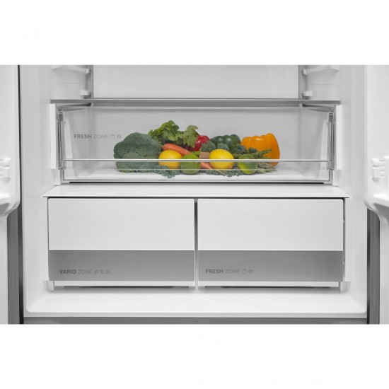 Midea MDRF600BIE70 Ψυγείο Ντουλάπα 435lt Υ191xΠ75.3xΒ60cm ,Diamond Shadow Grey,Τotal No Frost Συμπιεστής Quattro Ιnverter,Multi Air Flow,WiFi-Smart Home