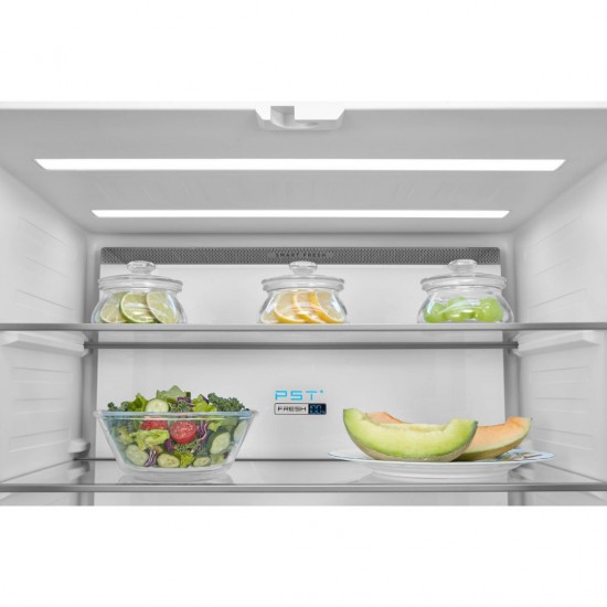 Midea MDRF600BIE70 Ψυγείο Ντουλάπα 435lt Υ191xΠ75.3xΒ60cm ,Diamond Shadow Grey,Τotal No Frost Συμπιεστής Quattro Ιnverter,Multi Air Flow,WiFi-Smart Home