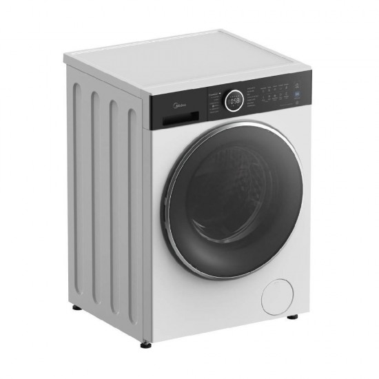 Midea MF205W90BA30/W-GR Πλυντήριο Ρούχων 9kg 1400 Στροφών,Μοτέρ BLDC, A-30%,PowerMix, Turbo Wash και HealthGuard  Wi-Fi  MSmartHome.
