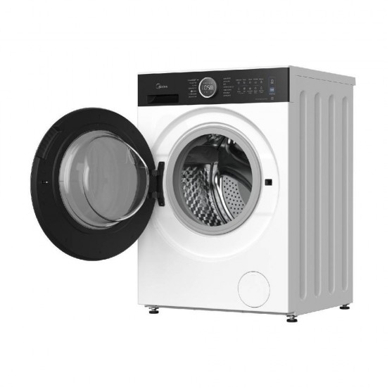 Midea MF205W90BA30/W-GR Πλυντήριο Ρούχων 9kg 1400 Στροφών,Μοτέρ BLDC, A-30%,PowerMix, Turbo Wash και HealthGuard  Wi-Fi  MSmartHome.