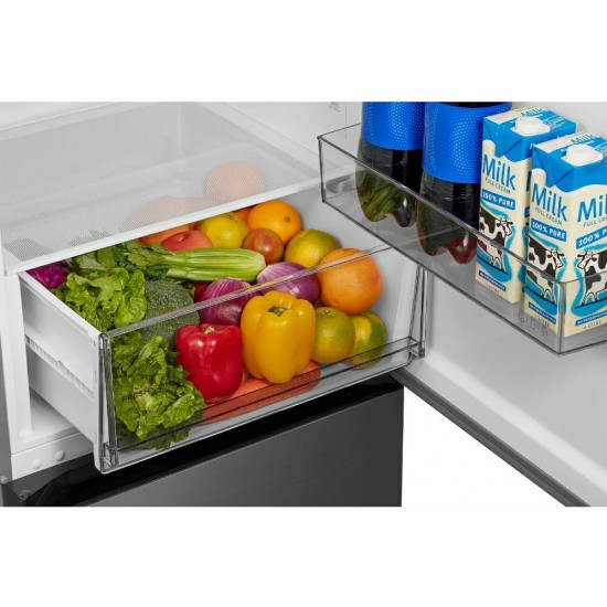 Midea MDRB457FGE46 Inox, 330 Λίτρα,SPACE MASTER,No Frost Multi Air Flow,,υψ186 x πλ59,5 x β57,1 εκ.