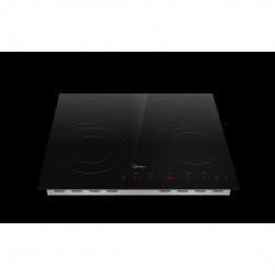 Midea MCH702T298K0 , Εντοιχιζόμενη κεραμεική εστία 4 θέσεων,4/1 Dual,Αυτοματη Απενεργοποίηση, 6,4kW