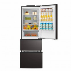 Midea MDRB438FGE28 Ψυγειοκαταψύκτης ,Dark Inox,324lt,Υψ1.87xΠλ63xΒαθ67εκ.,ΤΡΙΠΟΡΤΟΣ,Total No Frost & Σύστημα Μulti Flow,Συμπιεστής Inverter BLDC με 12 χρόνια εγγύηση,