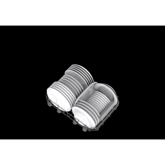 MIDEA MDWEF1034DSS-WC ΠΛΥΝΤΗΡΙΟ ΠΙΑΤΩΝ 45CM INOX ΜΕ ΤΡΙΤΟ ΡΑΦΙ, 8 ΠΡΟΓΡΑΜΜΑΤΑ, ΙΟΝ Dish Fresh 