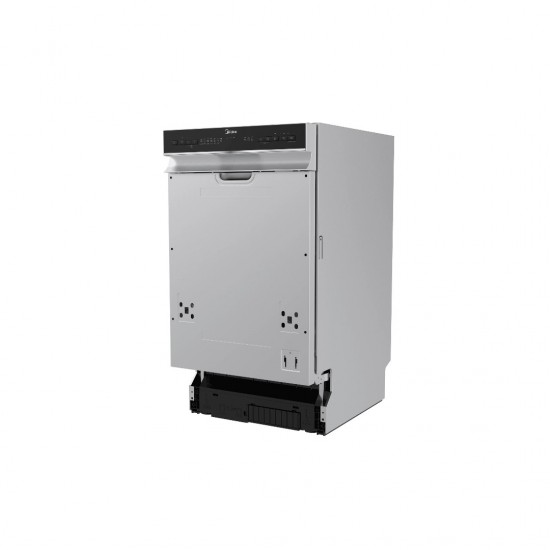 Midea MDWES1033DB-W ,10 Σερβίτσια, Π44.8, σύνδεση στο WiFi 6 προγράμματα (Eco/Rapid 30’/90′) Τρίτο ράφι