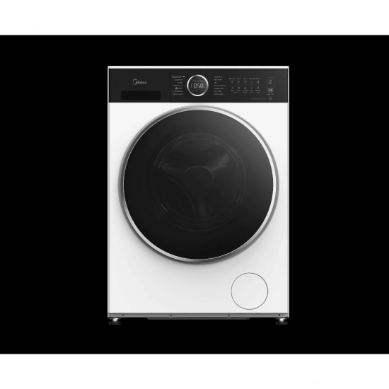 Midea MF205W100BA30/W-GR ,Πλυντήριο,10 kg , A-30%, BLDC Μοτέρ,1400στροφων Midea MF205W100BA30/W-GR ,Πλυντήριο,10 kg , A-30%, BLDC Μοτέρ,1400στροφων