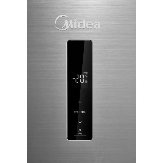 Midea MDRB593FGE46 Ψυγειοκαταψύκτης 435lt , Total No Frost & Σύστημα Μulti Flow, Υ188xΠ70xΒ66.6cm Inox Midea MDRB593FGE46 Ψυγειοκαταψύκτης 435lt , Total No Frost & Σύστημα Μulti Flow, Υ188xΠ70xΒ66.6cm Inox