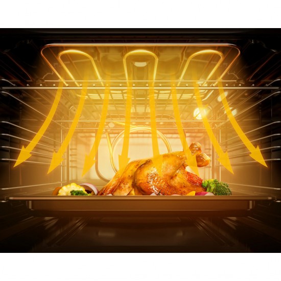 Midea MBO65M80M1-BK Φούρνος 70lt , Λειτουργίες Φούρνου (9) ,Forced cooling system , Καθαρισμός με ατμό Midea MBO65M80M1-BK Φούρνος 70lt , Λειτουργίες Φούρνου (9) ,Forced cooling system , Καθαρισμός με ατμό
