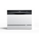 Midea MDWTT0602MW-W Πλυντήριο Πιάτων, Λευκό,6 σερβίτσια, Προγράμματα:  7,  Σύνδεση WiFi με το App Smart Home