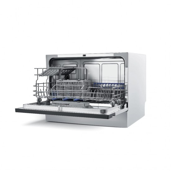 Midea MDWTT0602MW-W Πλυντήριο Πιάτων, Λευκό,6 σερβίτσια, Προγράμματα:  7,  Σύνδεση WiFi με το App Smart Home