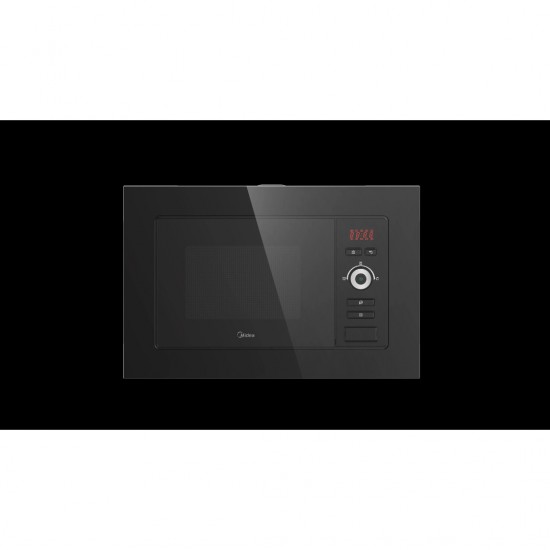 Midea  MW20 DI BK ,Φούρνος Μικροκυμάτων 20ltr,   Μαύρος , Μικροκύμματα & Γκρίλ ,8 αυτόματα έτοιμα προγράμματα