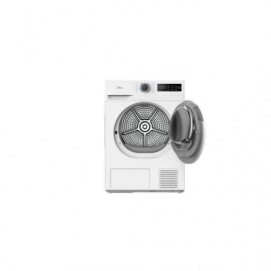 Midea MD110H80D/W-GR,Στεγνωτήριο Ρούχων ,8 κιλα,,15 + 6 Λειτουργίες,,Α++,Μοτέρ Universal,(Ηealth Guard)