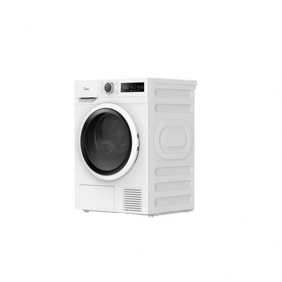 Midea MD110H80D/W-GR,Στεγνωτήριο Ρούχων ,8 κιλα,,15 + 6 Λειτουργίες,,Α++,Μοτέρ Universal,(Ηealth Guard)