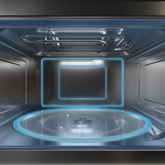Midea MBO7NP30E4-BK ,16 λειτουργίες φούρνου,AirFry,A++,Φούρνου (Λίτρα): 72,Smart Home App ,Forced cooling system,Πυρόλυση / Υδρόλυση,Τηλεσκοπικός μηχανισμός 