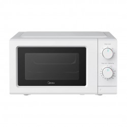 Midea MD-MP012MK-WH ,Φούρνος Μικροκυμάτων 19lt Λευκός  ,Ισχύς 700W