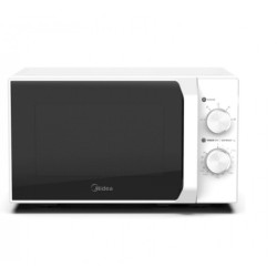 Midea MM20CF2E Ελεύθερος Φούρνος Μικροκυμάτων 20lt, Ισχύς 700W, 5 Λειτουργίες, 25.8*44*35.8 cm, Λευκό