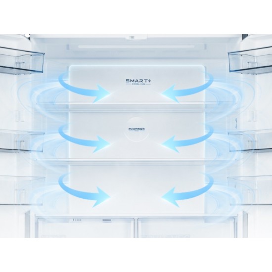 Midea MDRF705BIE70 Ψυγείο Ντουλάπα Τετράπορτο Inox Midea MDRF705BIE70 Ψυγείο Ντουλάπα Τετράπορτο Inox