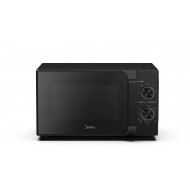 Midea MM20CF2EBK Ελεύθερος Φούρνος Μικροκυμάτων 20lt, Ισχύς 700W, 5 Λειτουργίες, 25.8*44*35.8 cm Μαύρος 