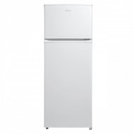 Midea MDRT294FGE01 Ψυγείο Δίπορτο (204LT) Direct Cooling (Στατικό) Υ143xΠ55xΒ55εκ. Λευκό, 10 χρονια εγγυηση μοτερ