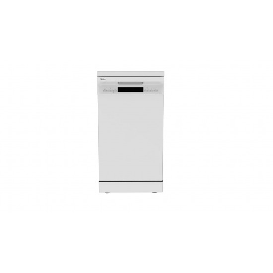 Midea MFD45S200W.2-ES Πλυντήριο Πιάτων 45cm 10 Σερβίτσιων Ελεύθερο Λευκό με σύνδεση WiFi