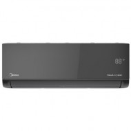 Midea Black Crystal AG16BLACK-24NXD0-I / 24NXD0-O Κλιματιστικό Inverter 24000 BTU A++/A+++ με Ιονιστή & WiFi 