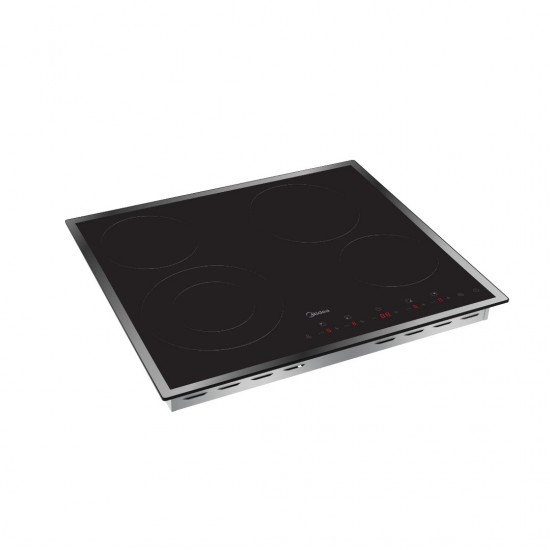 Midea MCH702T298K0FRX ,Εντοιχιζόμενη κεραμεική εστία με πλαίσιο 4 Αυτόνομες Ζώνες – 1 Διπλή Midea MCH702T298K0FRX ,Εντοιχιζόμενη κεραμεική εστία με πλαίσιο 4 Αυτόνομες Ζώνες – 1 Διπλή