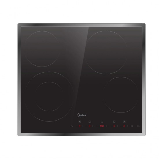 Midea MCH702T298K0FRX ,Εντοιχιζόμενη κεραμεική εστία με πλαίσιο 4 Αυτόνομες Ζώνες – 1 Διπλή Midea MCH702T298K0FRX ,Εντοιχιζόμενη κεραμεική εστία με πλαίσιο 4 Αυτόνομες Ζώνες – 1 Διπλή