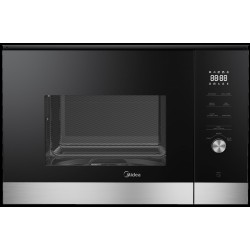 Midea MBMTG925E-X Εντοιχιζόμενος Φούρνος Μικροκυμάτων 25lt, Ισχύς 900W, Grill 1000W, 8 Λειτουργίες, 38.8x59.5x40 cm, Μαύρο   Midea MBMTG925E-X Εντοιχιζόμενος Φούρνος Μικροκυμάτων 25lt, Ισχύς 900W, Grill 1000W, 8 Λειτουργίες, 38.8x59.5x40 cm, Μαύρο
