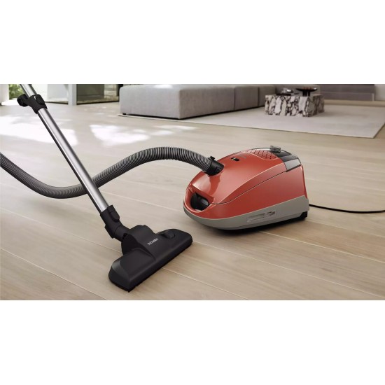 Miele Guard S1 Junior Ηλεκτρική Σκούπα 890W με Σακούλα 3.5lt Κόκκινη