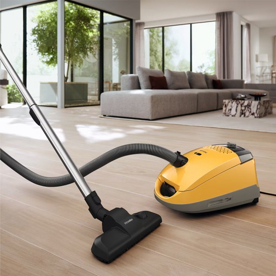 Miele Guard S1 Yellow 12558590 ,Ηλεκτρική Σκούπα 890W με Σακούλα 3.5lt 