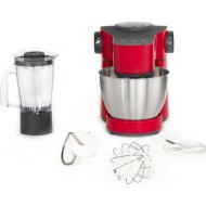 Moulinex QA3115 Κουζινομηχανή Wizzo Red 1000watt,Μπλέντερ 1 λίτρου,,