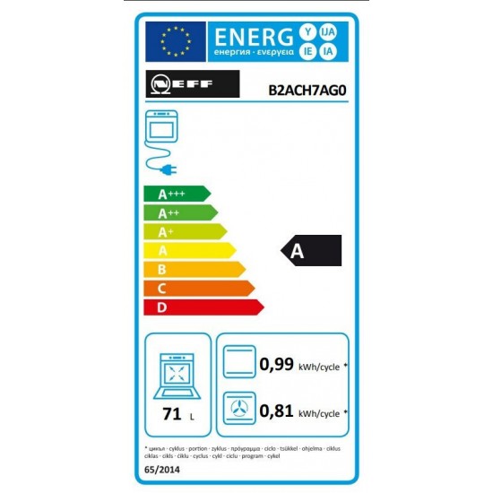 Neff B2ACJ7AG0 Φούρνος 71lt Graphite Grey,Πυρολυτικός αυτόκαθαρισμός με Easy Clean,Air Fry & Grill ,CircoTherm®,ΑutoPilot :10, Neff B2ACJ7AG0 Φούρνος 71lt Graphite Grey,Πυρολυτικός αυτόκαθαρισμός με Easy Clean,Air Fry & Grill ,CircoTherm®,ΑutoPilot :10,