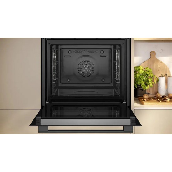Neff B2ACJ7AG0 Φούρνος 71lt Graphite Grey,Πυρολυτικός αυτόκαθαρισμός με Easy Clean,Air Fry & Grill ,CircoTherm®,ΑutoPilot :10, Neff B2ACJ7AG0 Φούρνος 71lt Graphite Grey,Πυρολυτικός αυτόκαθαρισμός με Easy Clean,Air Fry & Grill ,CircoTherm®,ΑutoPilot :10,