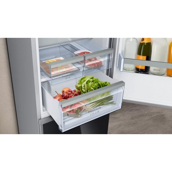 Neff KG7493BD0 Ψυγειοκαταψύκτης (438lt) Glass Μαύρο, Full NoFrost ,Multi Air Flow,(D) Υψ2,03πλ0,70βαθ0,67 Neff KG7493BD0 Ψυγειοκαταψύκτης (438lt) Glass Μαύρο, Full NoFrost ,Multi Air Flow,(D) Υψ2,03πλ0,70βαθ0,67