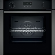 Neff B5ACH7AG0 ΦούρνοςCircoTherm®, 71lt Μαύρος ,,Πυρόλυση+Υδρόλυση ,Flex Design: Brushed Bronze, Anthracite Grey, Deep Black, Metallic Silver